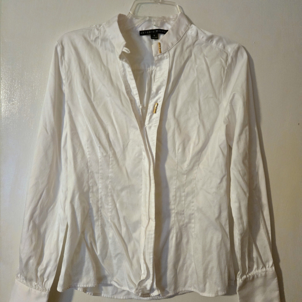 ANTONIO MELANI Elegant White Blouse